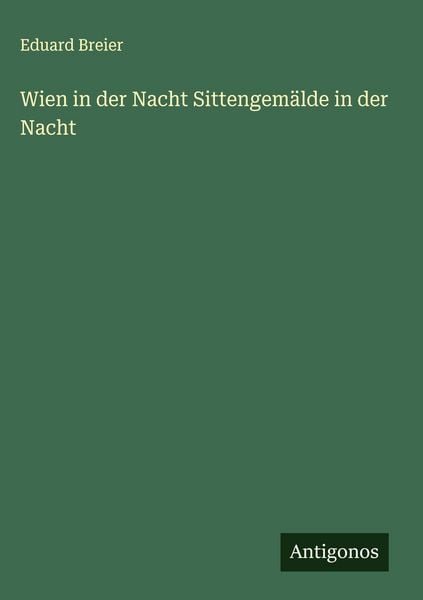 Produktbild: Wien in der Nacht Sittengem&auml;lde in der Nacht
