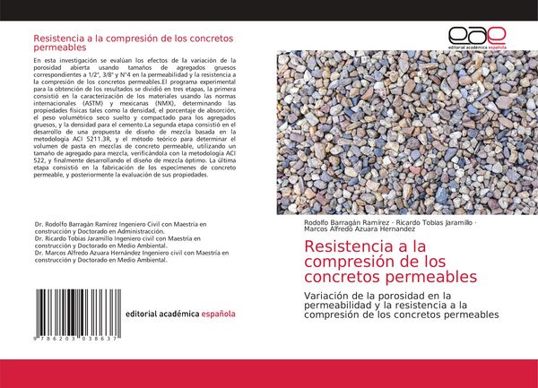 Produktbild: Resistencia a la compresi&oacute;n de los concretos permeables