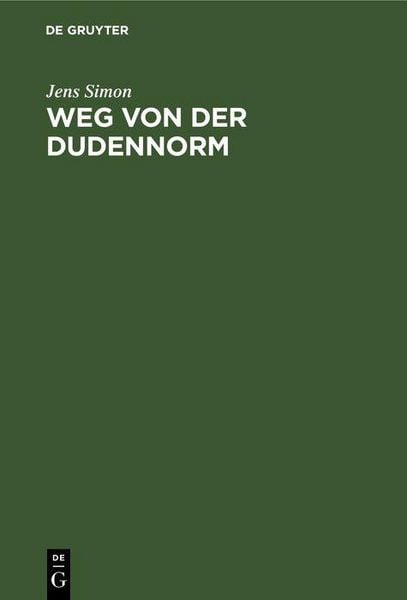 Produktbild: Weg von der Dudennorm