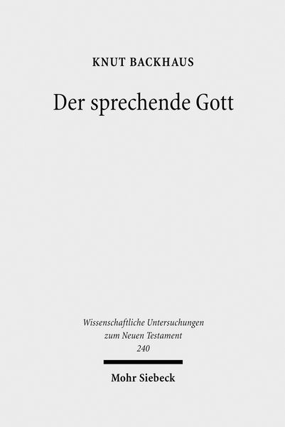 Produktbild: Der sprechende Gott