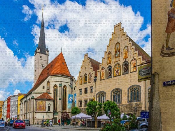 Produktbild: CALVENDO Puzzle Wasserburg am Inn | 1000 Teile Lege-Gr&ouml;&szlig;e 64x48cm Foto-Puzzle f&uuml;r gl&uuml;ckliche Stunden