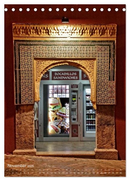 Produktbild: Andalusische Momente (Tischkalender 2026 DIN A5 hoch), CALVENDO Monatskalender
