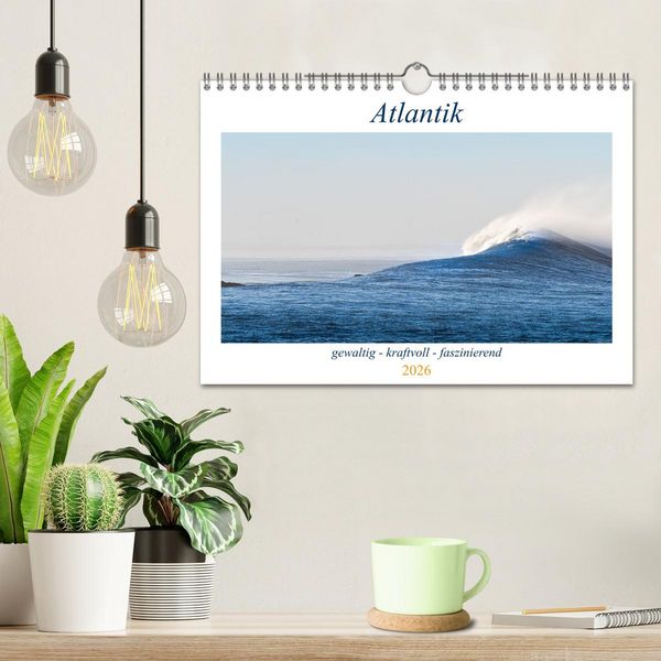 Produktbild: Atlantik - gewaltig, kraftvoll, faszinierend (Wandkalender 2026 DIN A4 quer), CALVENDO Monatskalender