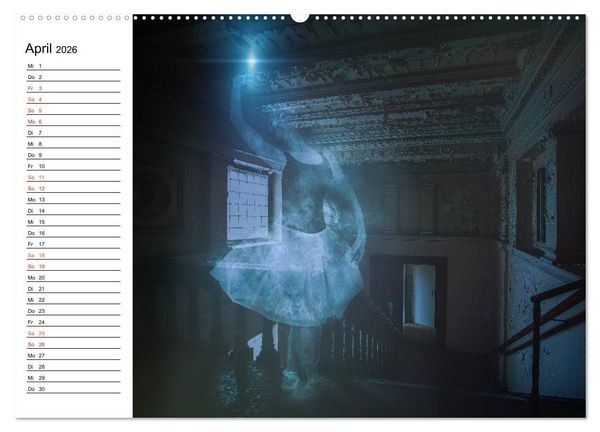 Produktbild: Geheimnisvolle Ballettwelt (hochwertiger Premium Wandkalender 2026 DIN A2 quer), Kunstdruck in Hochglanz