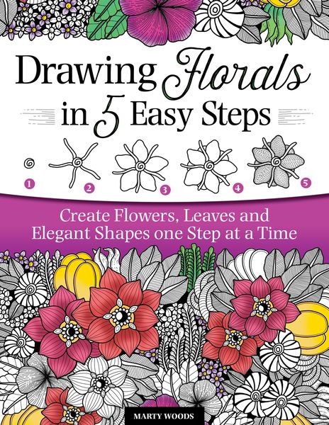 Produktbild: Drawing Florals in 5 Easy Steps