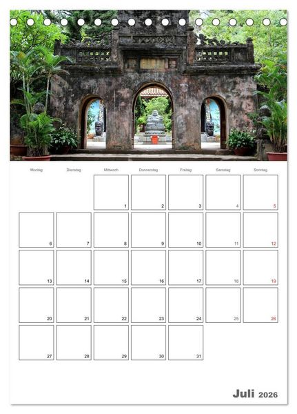 Produktbild: Vietnam 2026 Land der Kontraste (Tischkalender 2026 DIN A5 hoch), CALVENDO Monatskalender