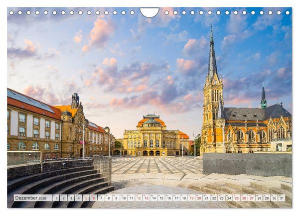 Produktbild: Chemnitz Impressionen (Wandkalender 2026 DIN A4 quer), CALVENDO Monatskalender