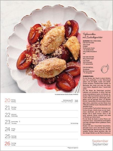 Produktbild: Saisonale und regionale Genussrezepte 2027