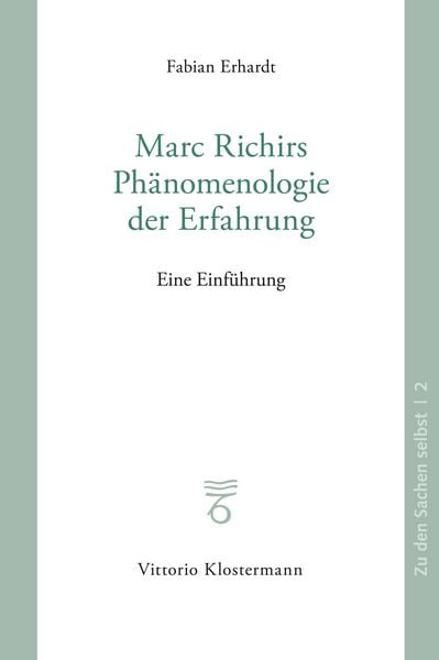 Produktbild: Marc Richirs Ph&auml;nomenologie der Erfahrung
