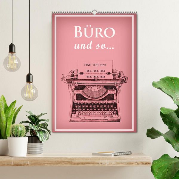 Produktbild: B&uuml;ro und so ... (Wandkalender 2026 DIN A2 hoch), CALVENDO Monatskalender