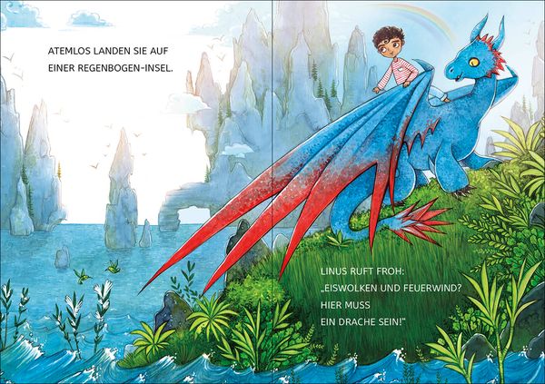 Leselöwen 1. Klasse - Drachenfreund gesucht! (Großbuchstabenausgabe)