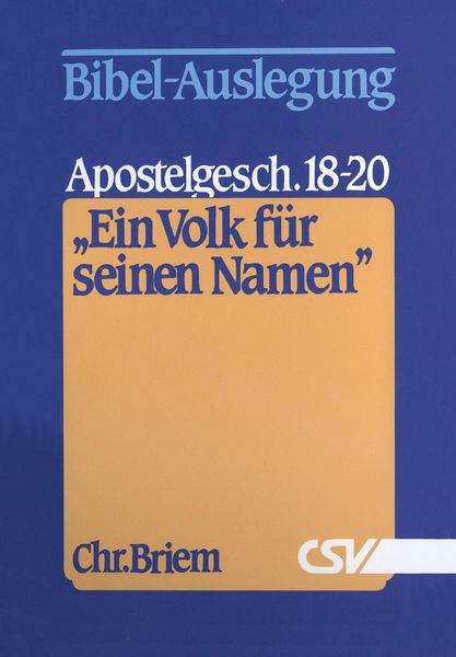 Produktbild: Ein Volk f&uuml;r seinen Namen