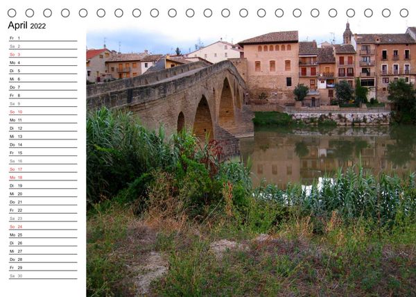Produktbild: Camino Frances - JakobswegAT-Version (Tischkalender 2022 DIN A5 quer)