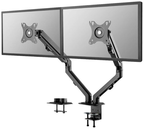 Neomounts FPMA-D650DBLACK Monitor-Tischhalterung 43,2 cm (17') - 68,6 cm (27') Neigbar, Schwenkbar, Rotierbar, Höhenvers