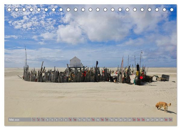 Produktbild: Vlieland Perle an der Nordsee (Tischkalender 2026 DIN A5 quer), CALVENDO Monatskalender