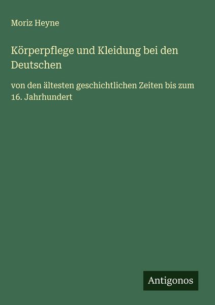Produktbild: K&ouml;rperpflege und Kleidung bei den Deutschen