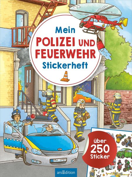 Produktbild: Mein Polizei- und Feuerwehr-Stickerheft