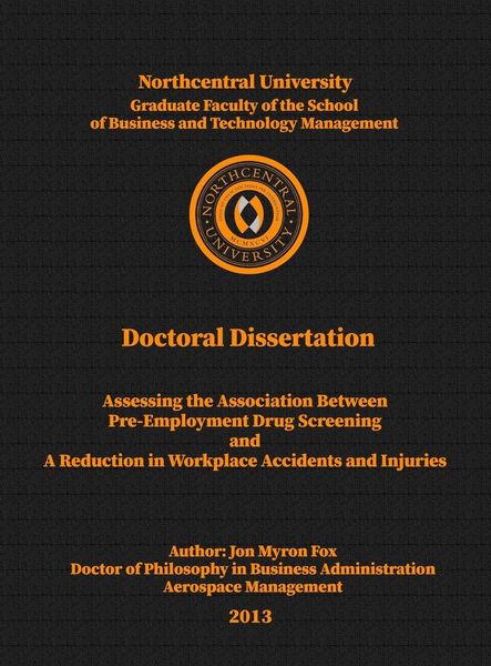 Produktbild: Assessing the Association between Pre-Employment Drug Screening and a Reduction in Workplace Accidents and Injuries