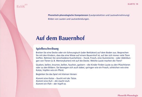 Produktbild: BaSiK U3. Das Kartenset