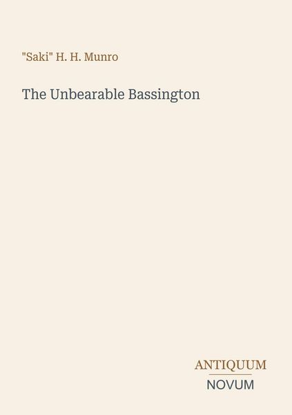 Produktbild: The Unbearable Bassington