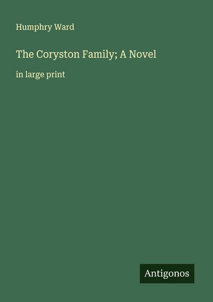 Produktbild: The Coryston Family; A Novel
