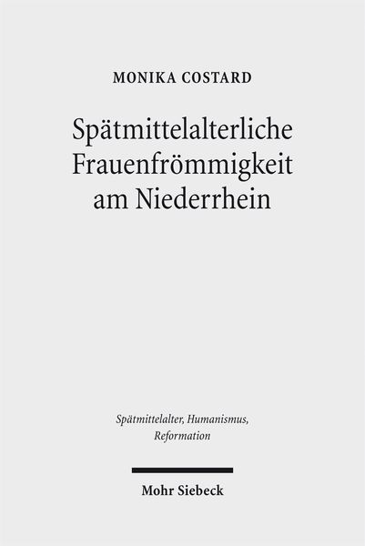 Produktbild: Sp&auml;tmittelalterliche Frauenfr&ouml;mmigkeit am Niederrhein