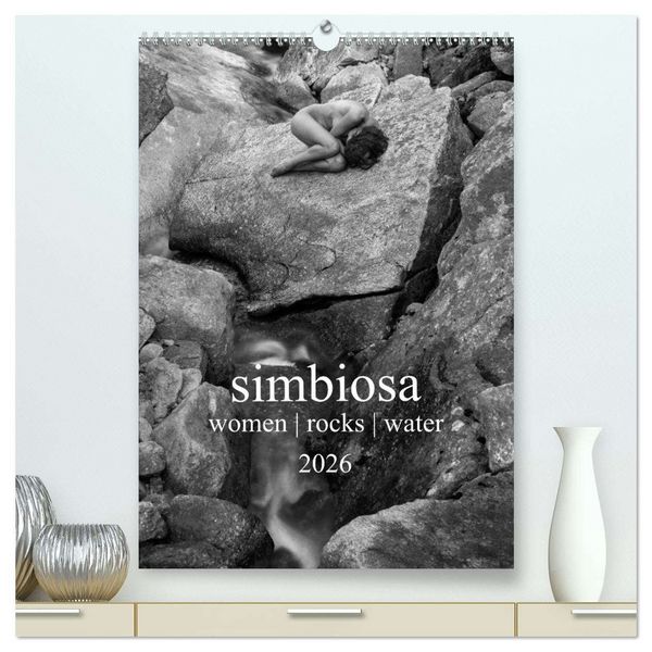 Produktbild: simbiosa ... K&uuml;nstlerische Aktfotografie (hochwertiger Premium Wandkalender 2026 DIN A2 hoch), Kunstdruck in Hochglanz