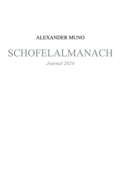 Produktbild: Schofelalmanach