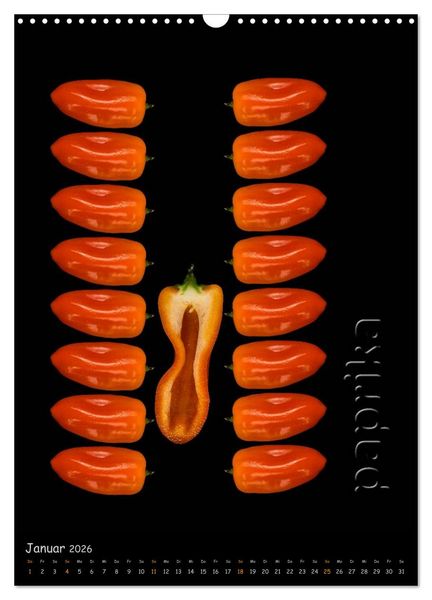 Produktbild: foodART - Fr&uuml;chte und Gem&uuml;se (Wandkalender 2026 DIN A3 hoch), CALVENDO Monatskalender
