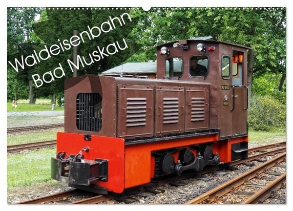 Produktbild: Waldeisenbahn Bad Muskau (Wandkalender 2026 DIN A2 quer), CALVENDO Monatskalender