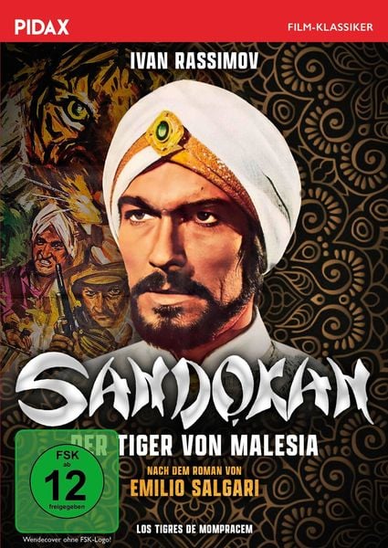 Produktbild: Sandokan - Der Tiger von Malesia (Los Tigres de Mompracem) / Spannender Abenteuerfilm nach dem ber&uuml;hmten Romanklassiker von Emilio Salgari (Pidax Film-Klassiker)