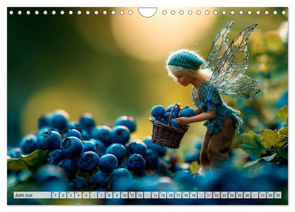 Produktbild: Zauberlicht und Elfenfl&uuml;gel (Wandkalender 2026 DIN A4 quer), CALVENDO Monatskalender