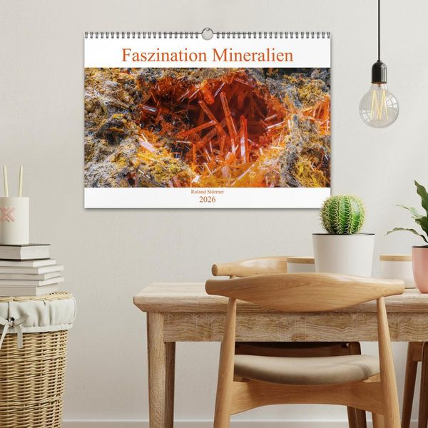 Produktbild: Faszination Mineralien (Wandkalender 2026 DIN A3 quer), CALVENDO Monatskalender