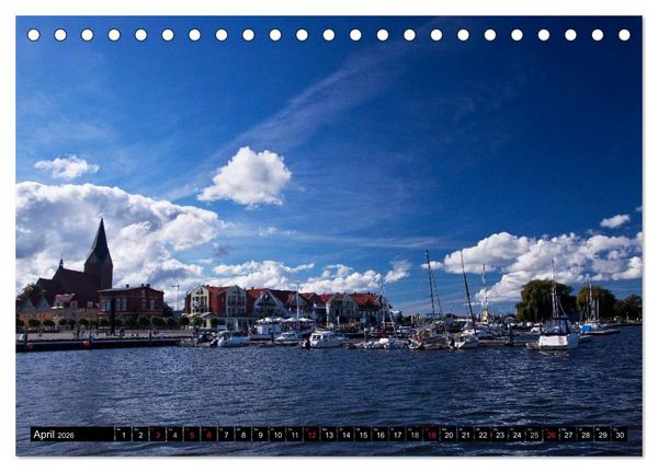 Produktbild: Barth - Idyll zwischen Bodden und Ostsee (Tischkalender 2026 DIN A5 quer), CALVENDO Monatskalender