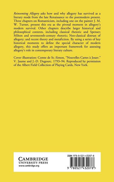 Produktbild: Reinventing Allegory