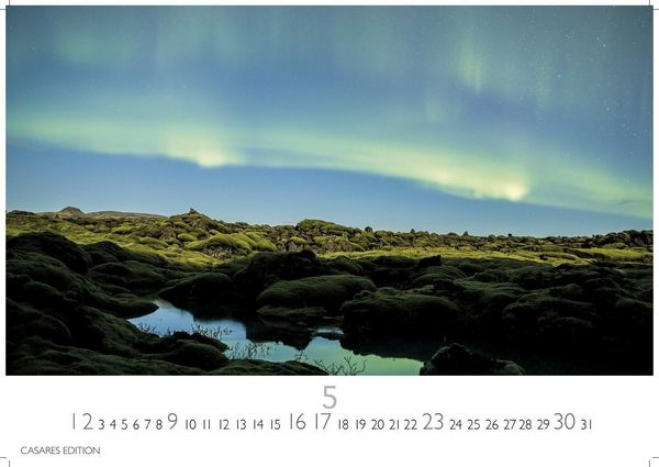 Produktbild: Polarlicht Kalender 2027 &ndash; Wandkalender | Fotokalender Naturkalender 35x50cm Grosses Format - Erleben Sie die Magie der Aurora Borealis &ndash; f&uuml;r Naturenthusiasten