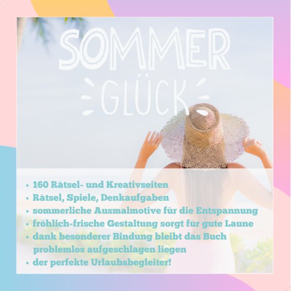 Produktbild: Sommergl&uuml;ck - Urlaubs-Kreativblock