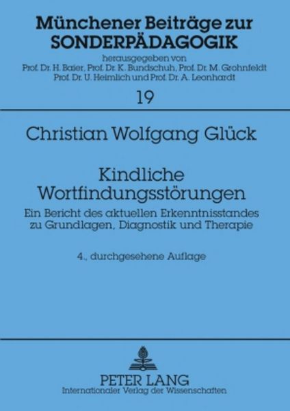 Produktbild: Kindliche Wortfindungsst&ouml;rungen