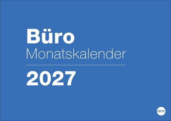 Produktbild: B&uuml;ro Monatsplaner 2027