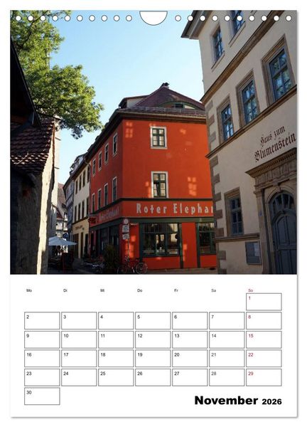 Produktbild: Mein Erfurt (Wandkalender 2026 DIN A4 hoch), CALVENDO Monatskalender
