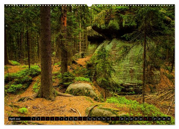 Produktbild: Sudeten Niederschlesien (hochwertiger Premium Wandkalender 2026 DIN A2 quer), Kunstdruck in Hochglanz