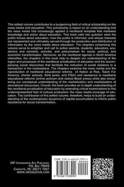 Produktbild: News Media and the Neoliberal Privatization of Education