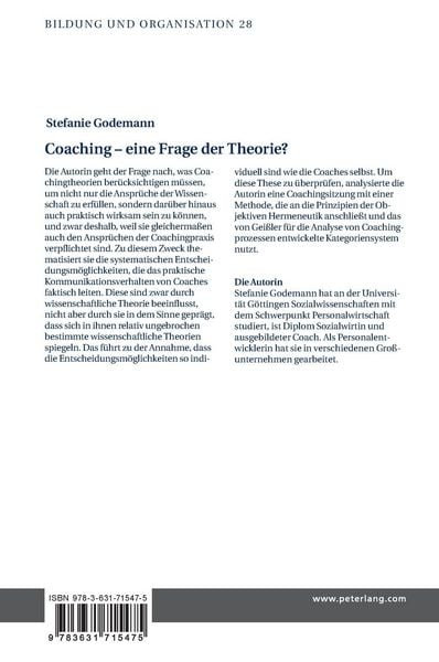 Produktbild: Coaching &ndash; eine Frage der Theorie?