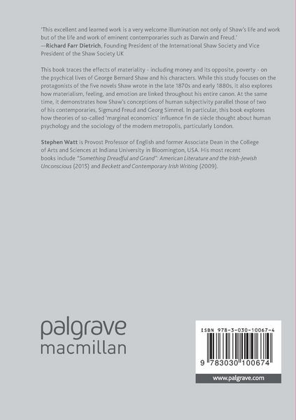 Produktbild: Bernard Shaw&rsquo;s Fiction, Material Psychology, and Affect