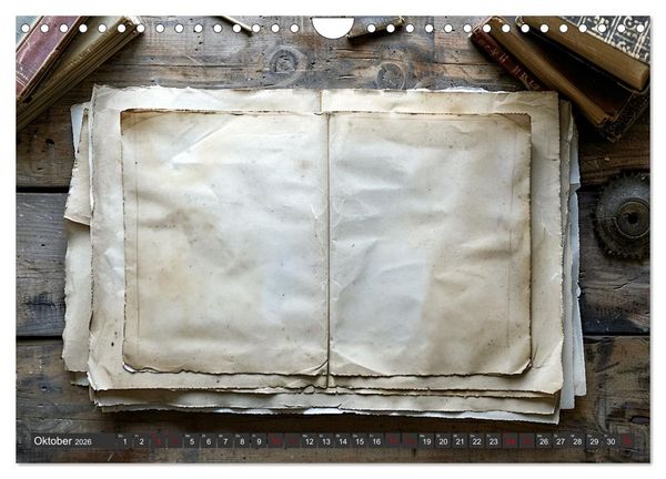 Produktbild: DIY Vintage Momente (Wandkalender 2026 DIN A4 quer), CALVENDO Monatskalender