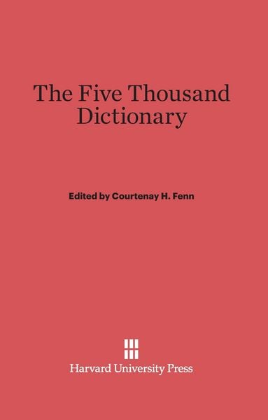 Produktbild: The Five Thousand Dictionary