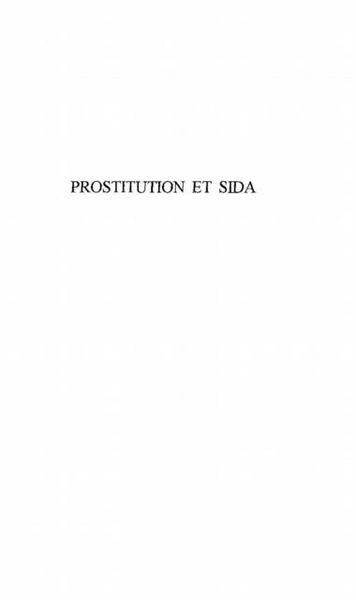 Produktbild: Prostitution Et Sida