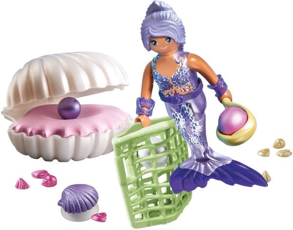 PLAYMOBIL 71502 - Princess Magic - Meerjungfrau mit Perlmuschel