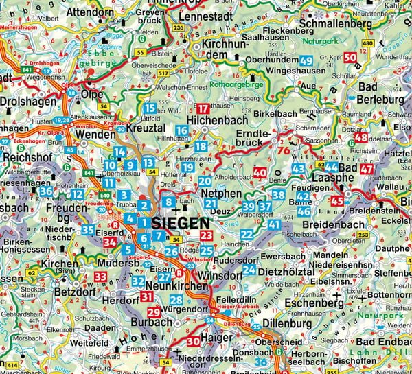 Produktbild: ROTHER Wanderf&uuml;hrer Siegerland und Wittgenstein