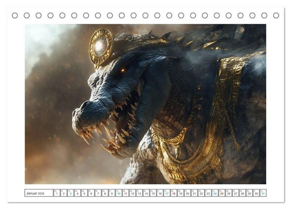 Produktbild: Die G&ouml;tter des Nils (Tischkalender 2026 DIN A5 quer), CALVENDO Monatskalender
